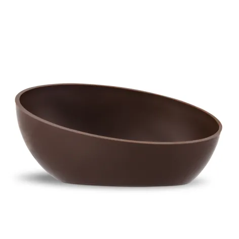 Valrhona Ovalis Dark Chocolate Dessert Dish